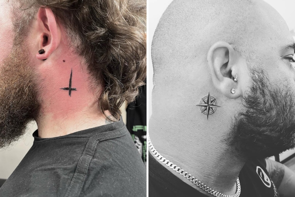 29+ Men Behind the Ear Tattoo Ideas For Who Love Subtle Ink Featured Lookbook Collage