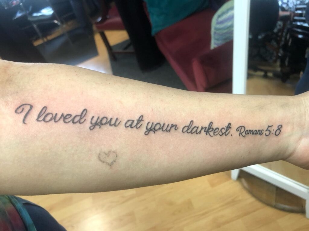 Ecclesiastes 3:8 Forearm Tattoo Tattoo Design
