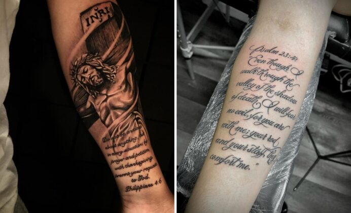 78+ Men Bible Verse Tattoo Ideas Worth Saving for Your Next Appointment