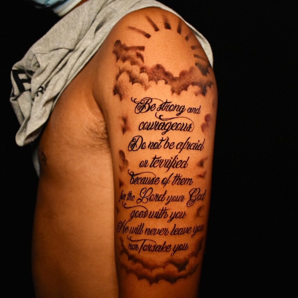 James 1:2-3 Fish Tattoo Tattoo Design