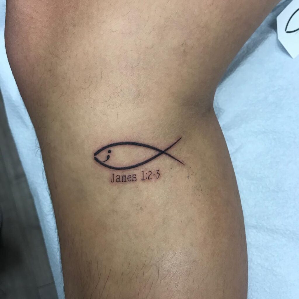 Philippians 4:13 Calf Tattoo Tattoo Design