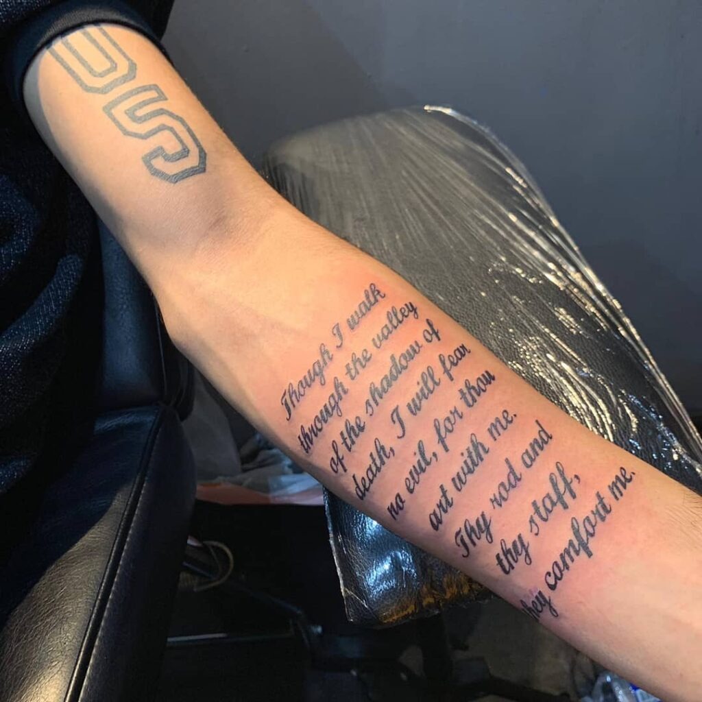 Philippians 4:13 Stained Glass Cross Tattoo Tattoo Design