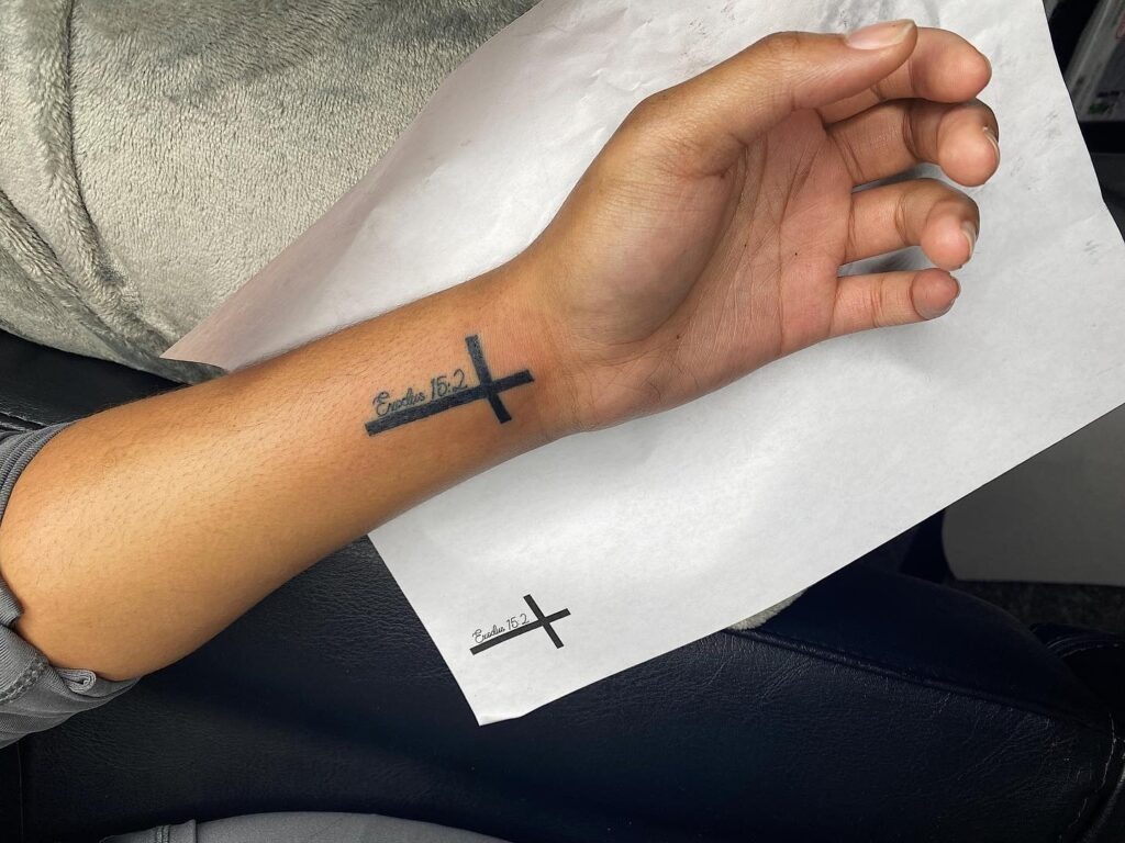 Psalm 23:4 Bible Verse Tattoo Tattoo Design