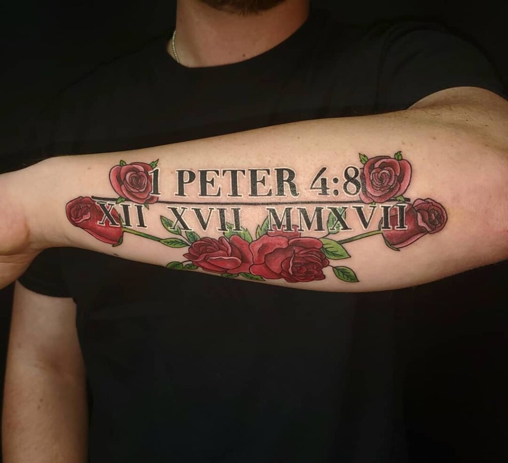 Psalm 23:4 Forearm Tattoo Tattoo Design