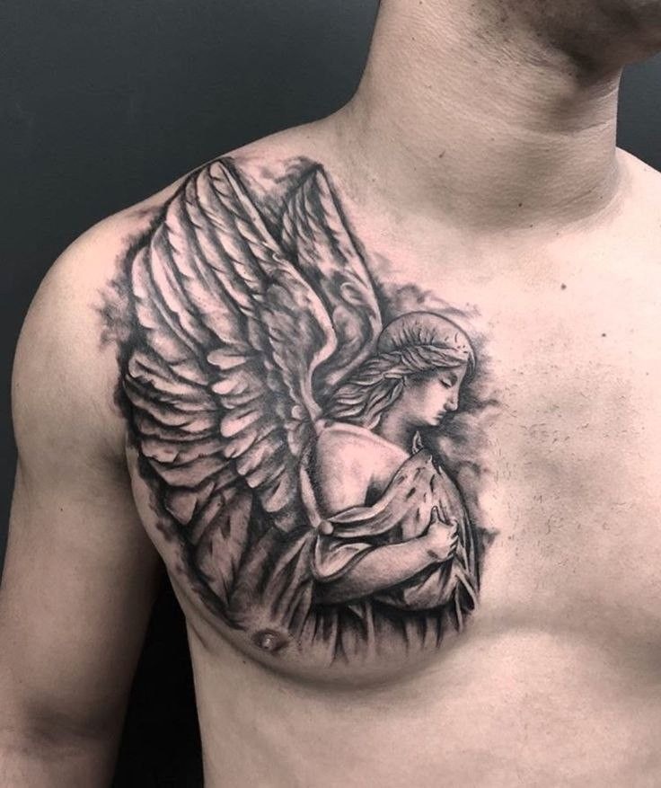 Angel of Vigilance Tattoo Design