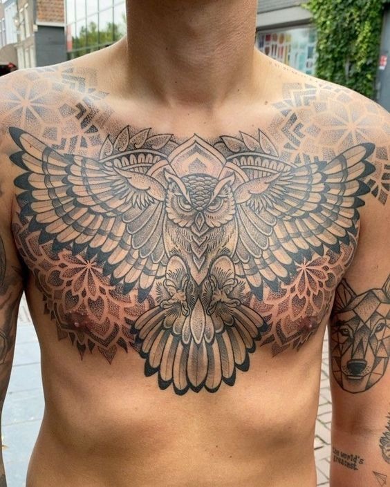 Mandala Owl Mastery Tattoo Design