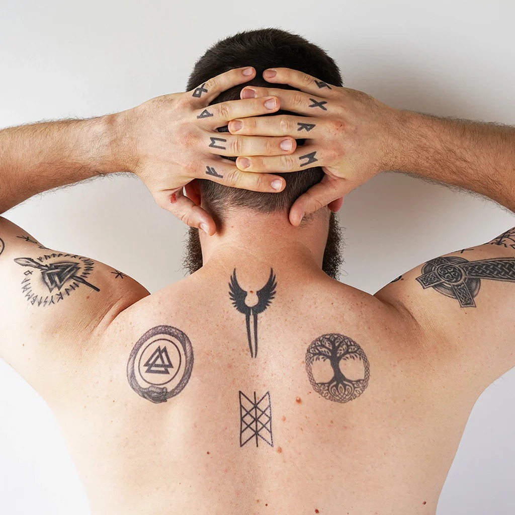 Back of Symbolic Tattoos Tattoo Design