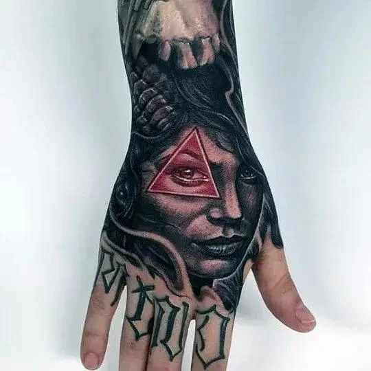 Mysterious Hand Tattoo Design Tattoo Design