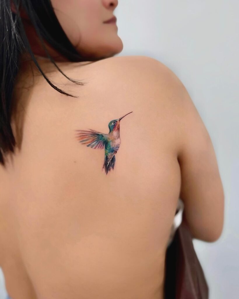 Dainty Hummingbird Tattoos Tattoo Design