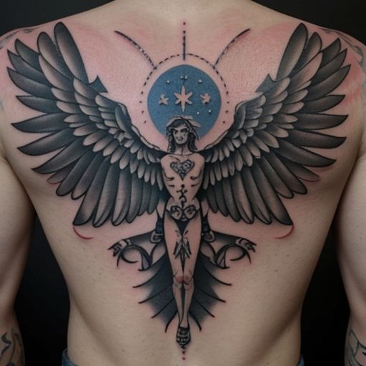 Precision-Lined Icarus Climbing the Wrist Tattoo Design