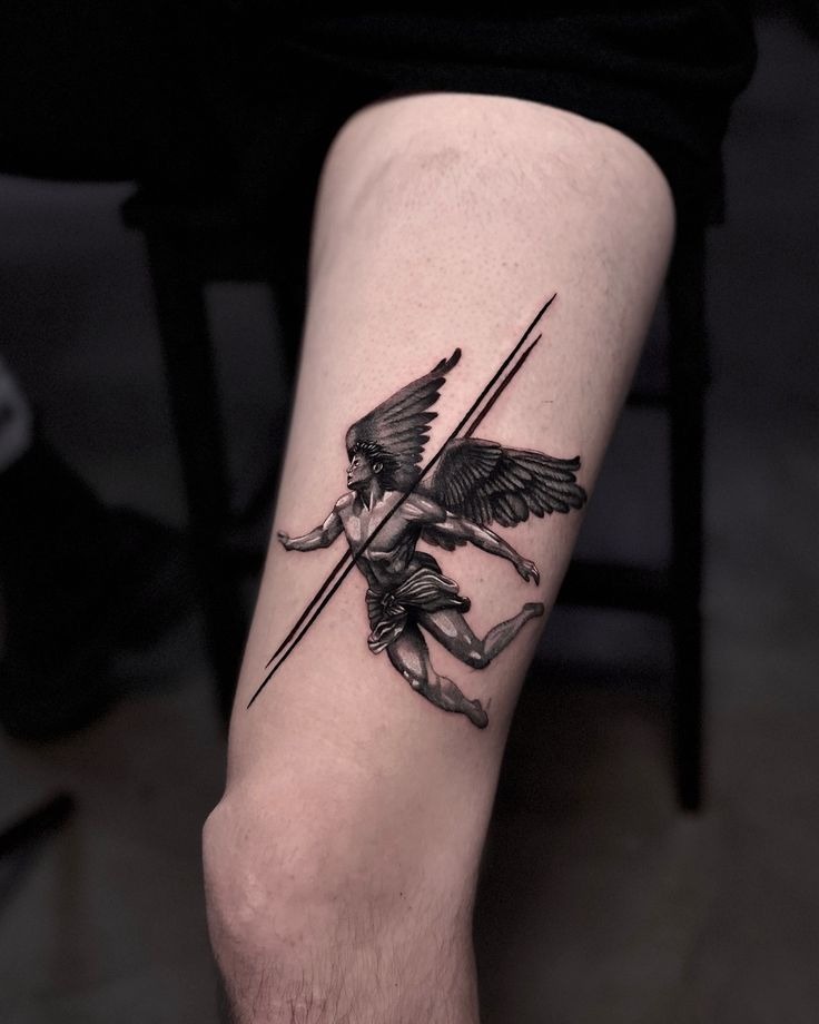 Scales of Justice, Wings of Hope Tattoo Design