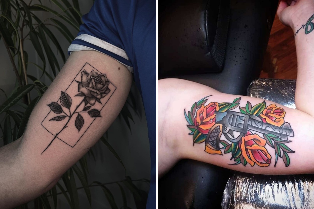 23 Inner Bicep Tattoo Ideas For Men That Feel Personal Powerful And Timeless Featured Lookbook Collage