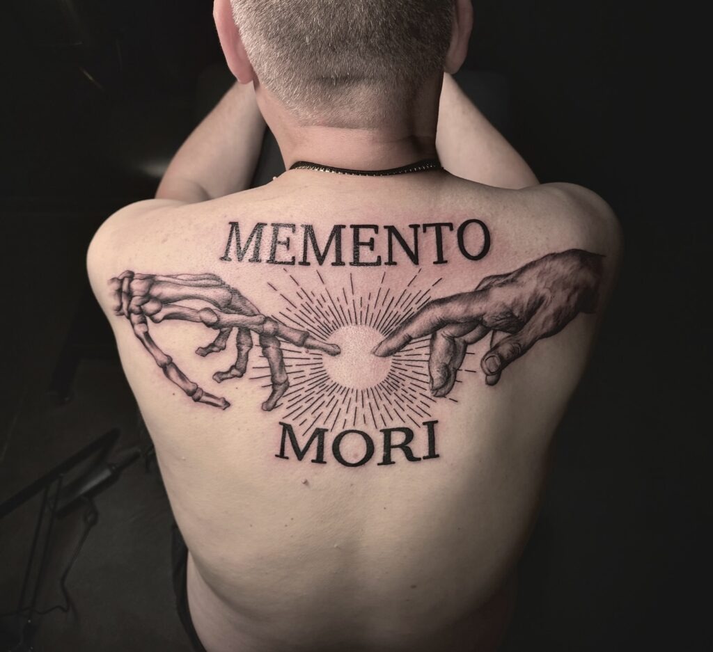Backpiece of Life and Death Tattoo Tattoo Design