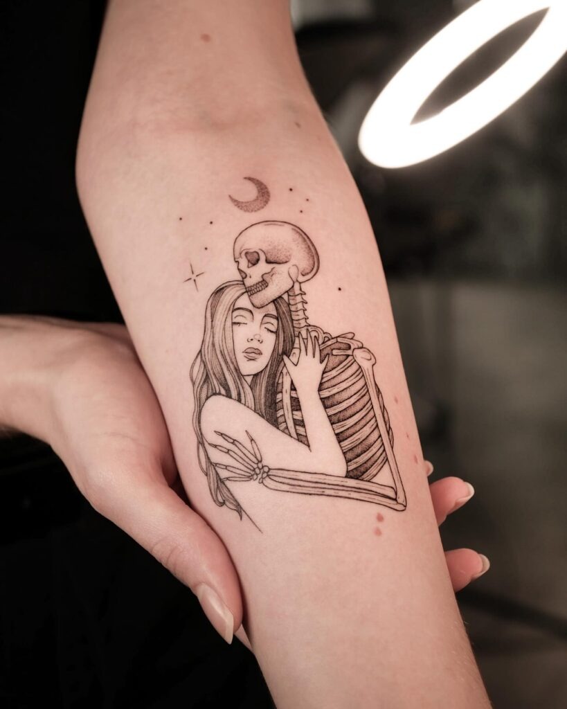 Embrace of Mortality Tattoo Tattoo Design