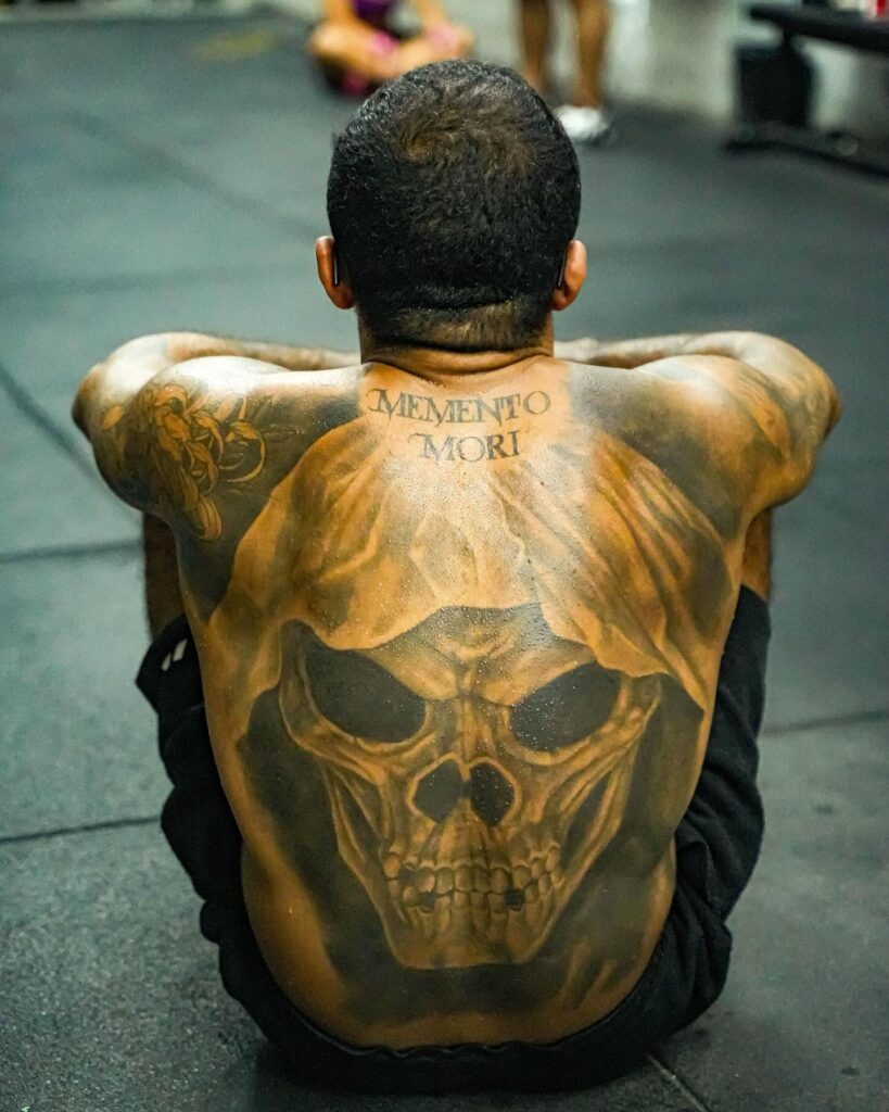 Grim Reaper Backpiece Memento Mori Tattoo Tattoo Design