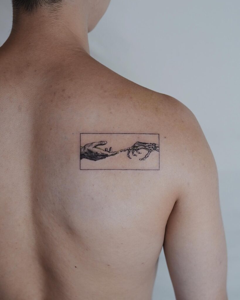 Life and Death Hands Tattoo Tattoo Design