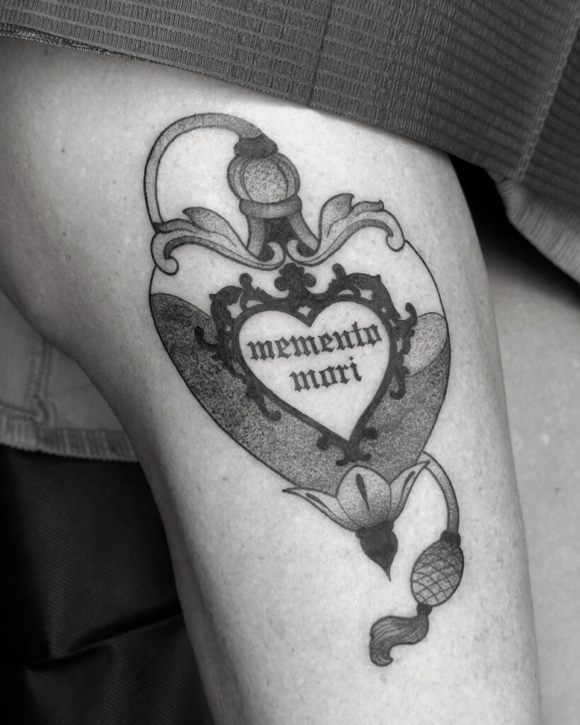 Memento Mori Perfume Bottle Tattoo Tattoo Design