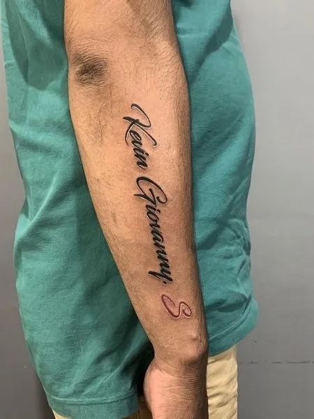 Detailed Forearm Piece Tattoo Design