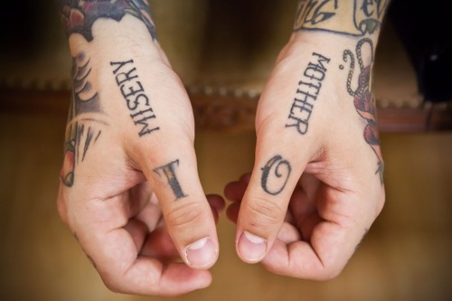 Hand Tattoos with Hidden Messages Tattoo Design