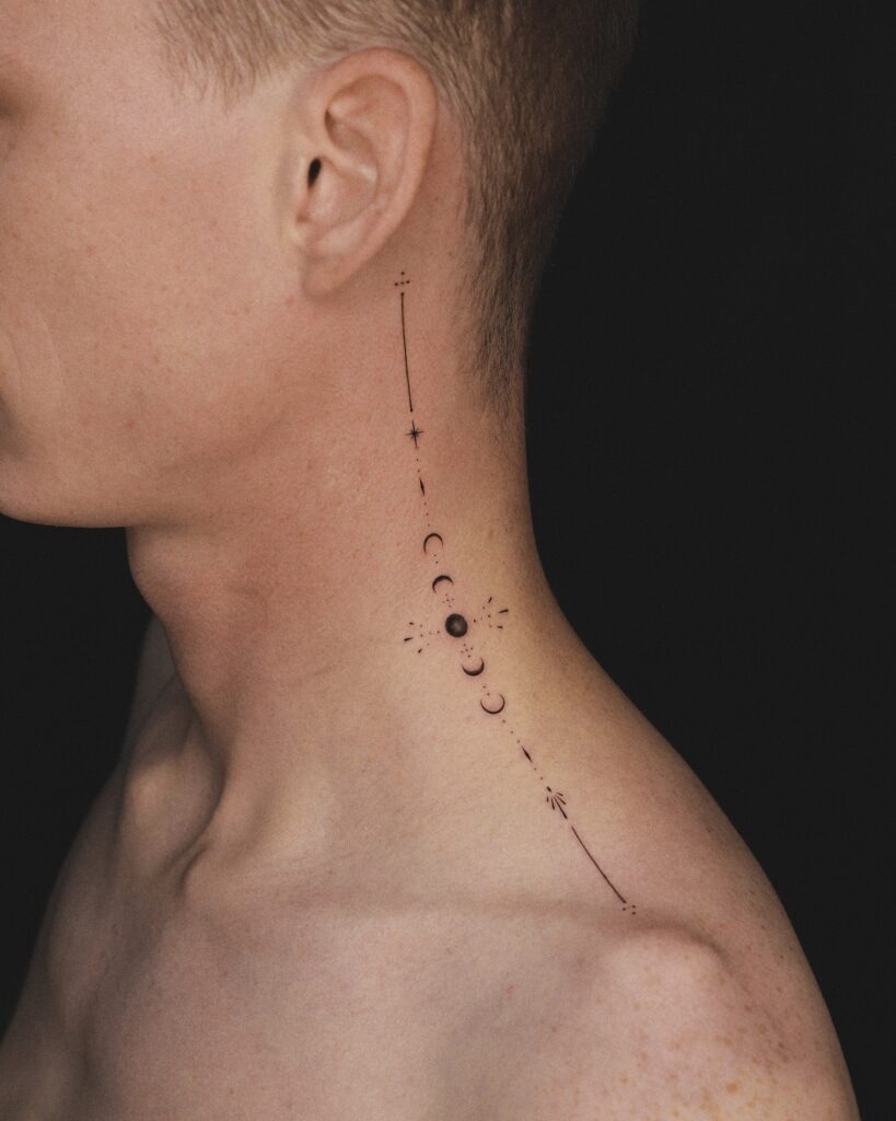 Alien Demon Throat Tattoo Tattoo Design