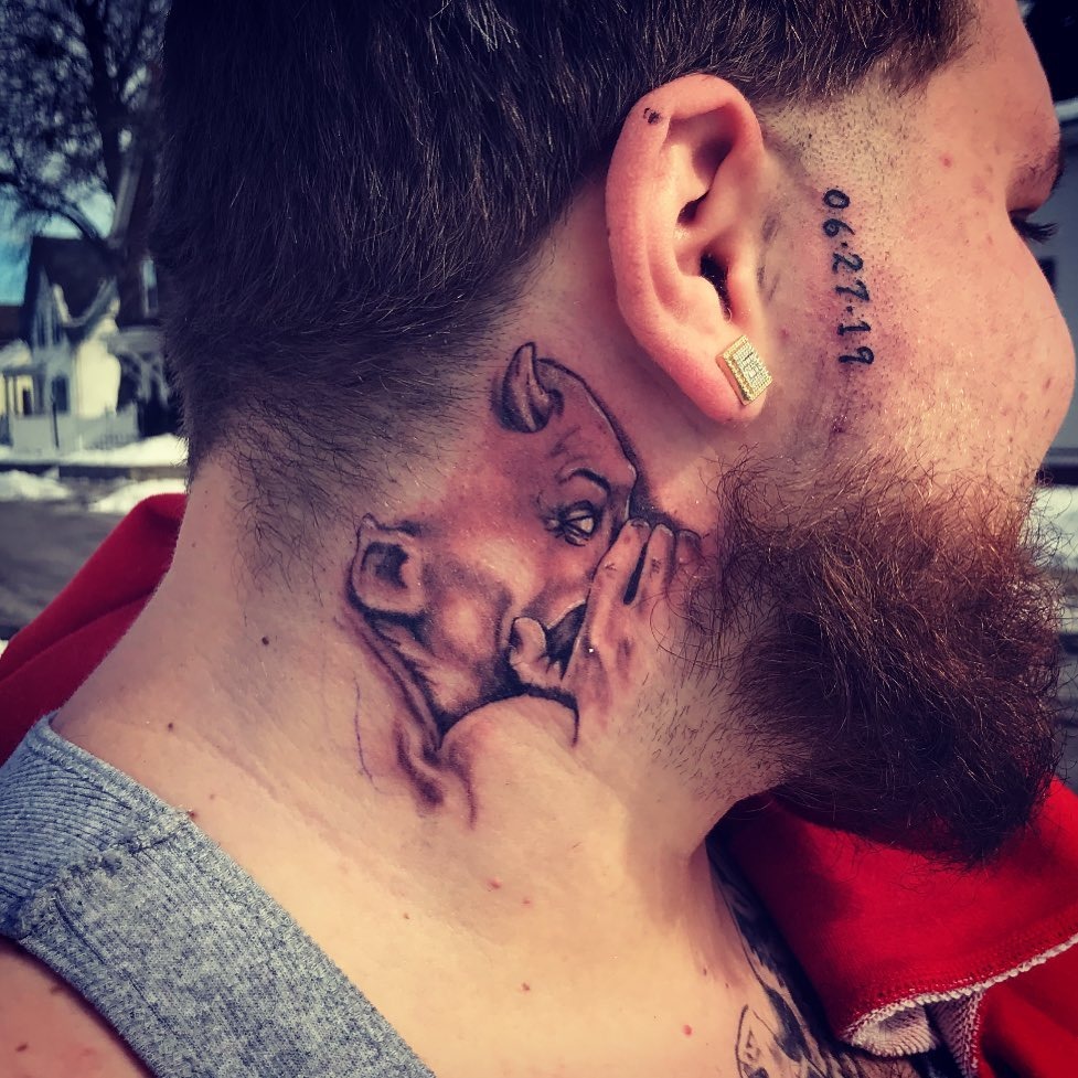 Dragon Throat Illusion Tattoo Tattoo Design