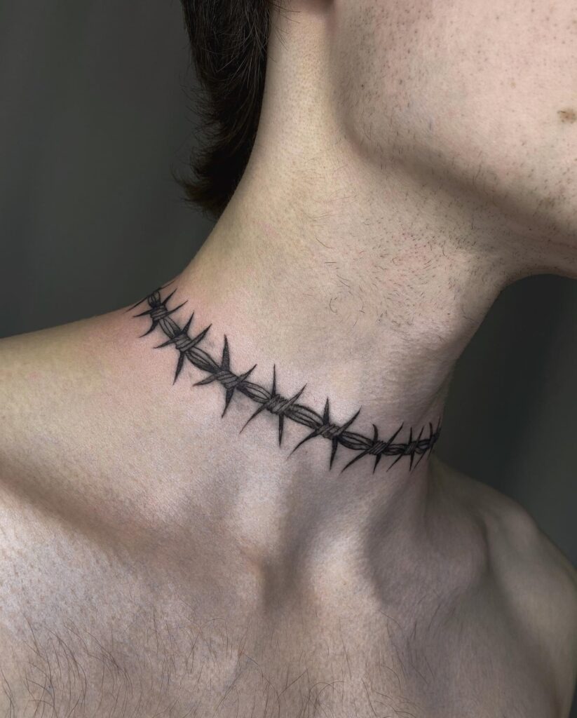 Full Neck Tattoos for Men Tattoo Design