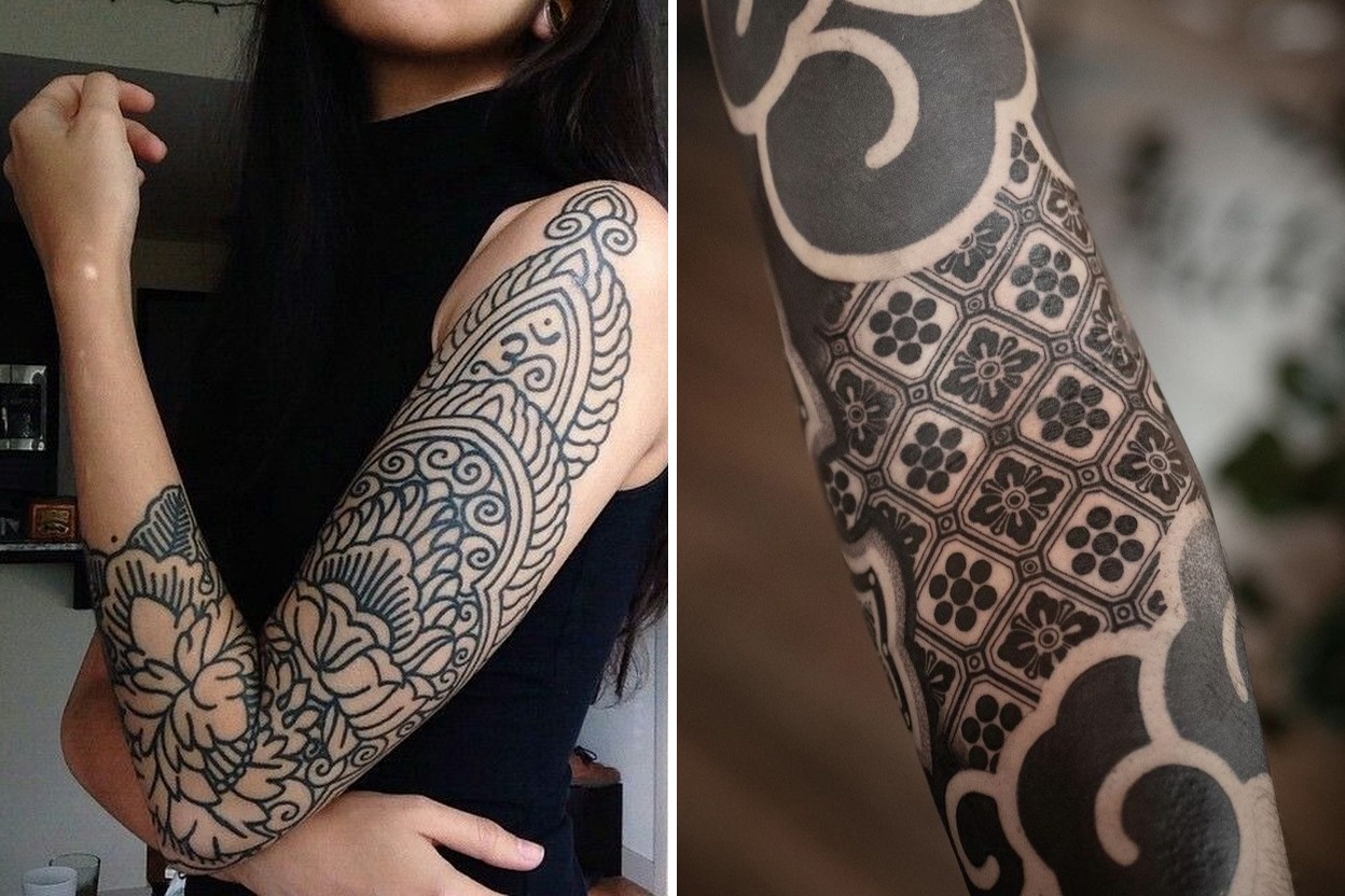 35+ Men Ornamental Tattoo Ideas & Inspiration Featured Lookbook Collage