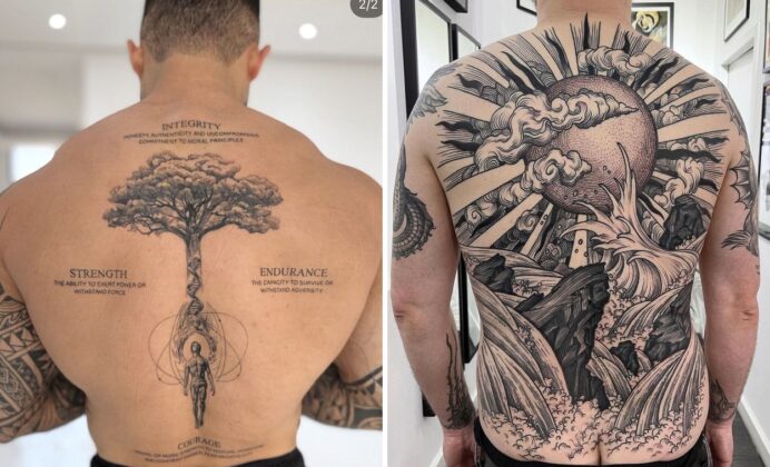 25+ Men Powerful Back Tattoo Ideas For Ideas that Redefine Bold Style
