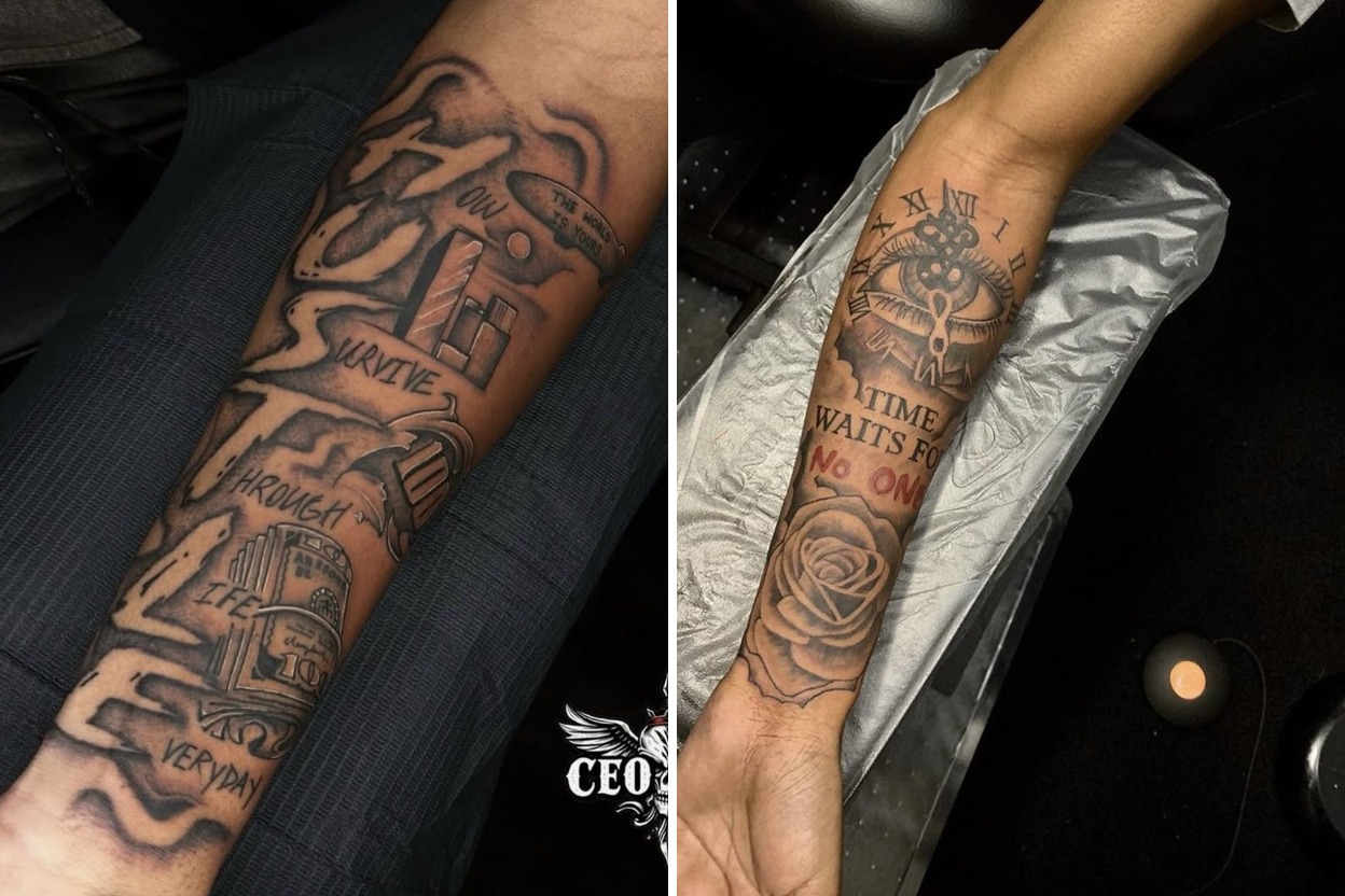 21+ Men Quarter Sleeve Tattoo Ideas To Inspire Your Next Statement Ink Featured Lookbook Collage