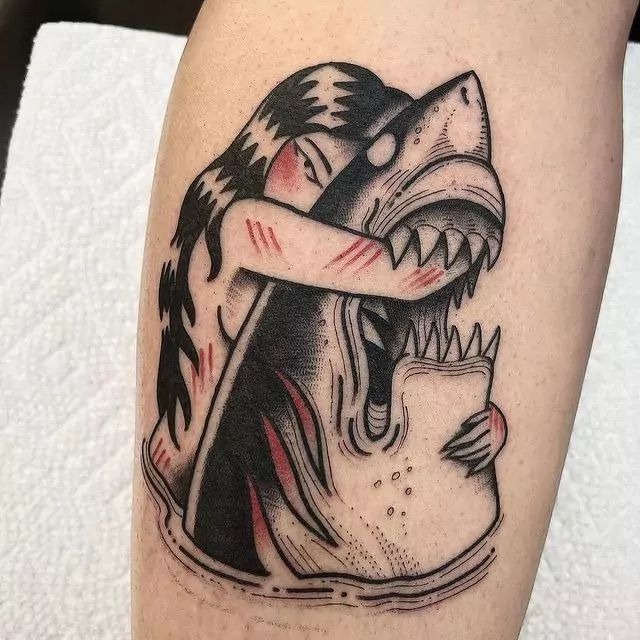 Feminine Hug with a Twist Tattoo Design