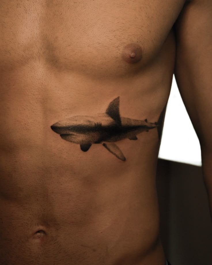 Three-Shark Flowing Forearm Tattoo Tattoo Design
