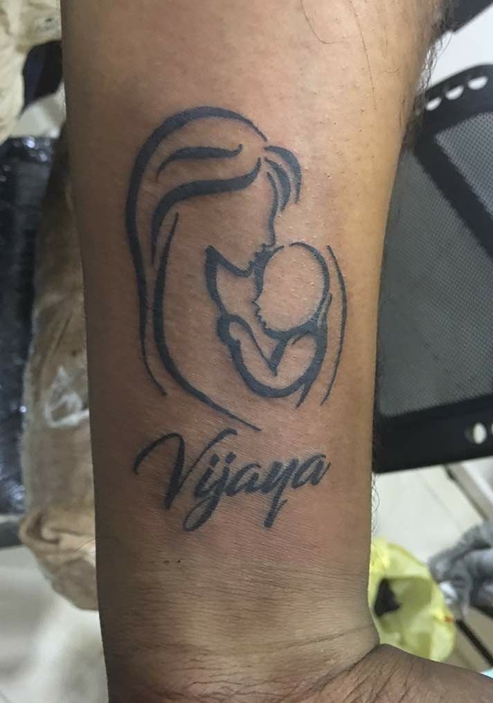 A Mother's Love in Ink Tattoo Design
