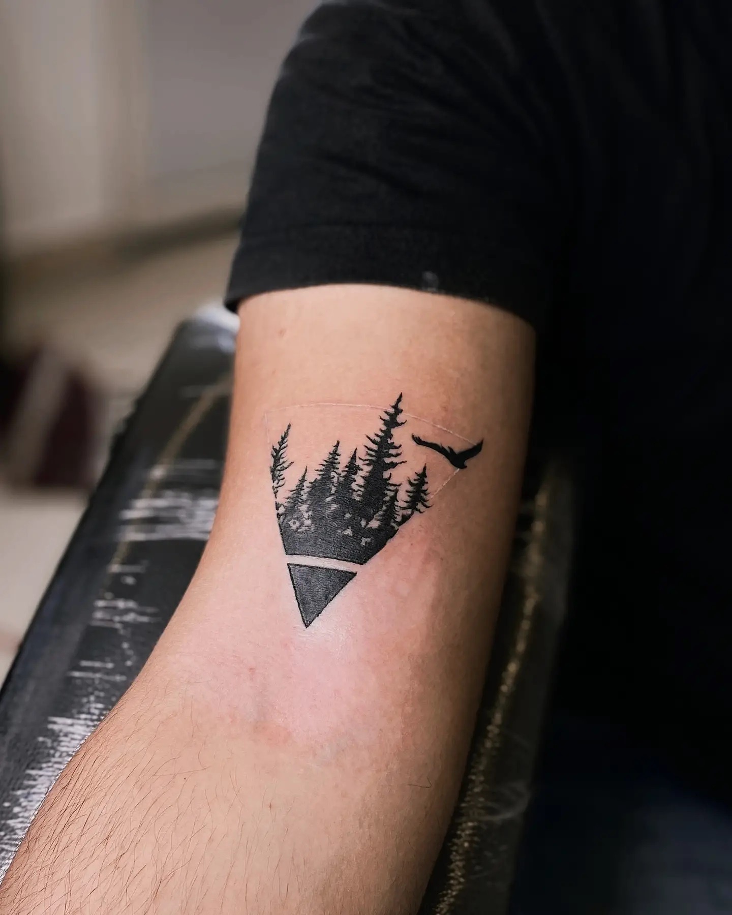 Two Birds on a Branch Tattoo Tattoo Design