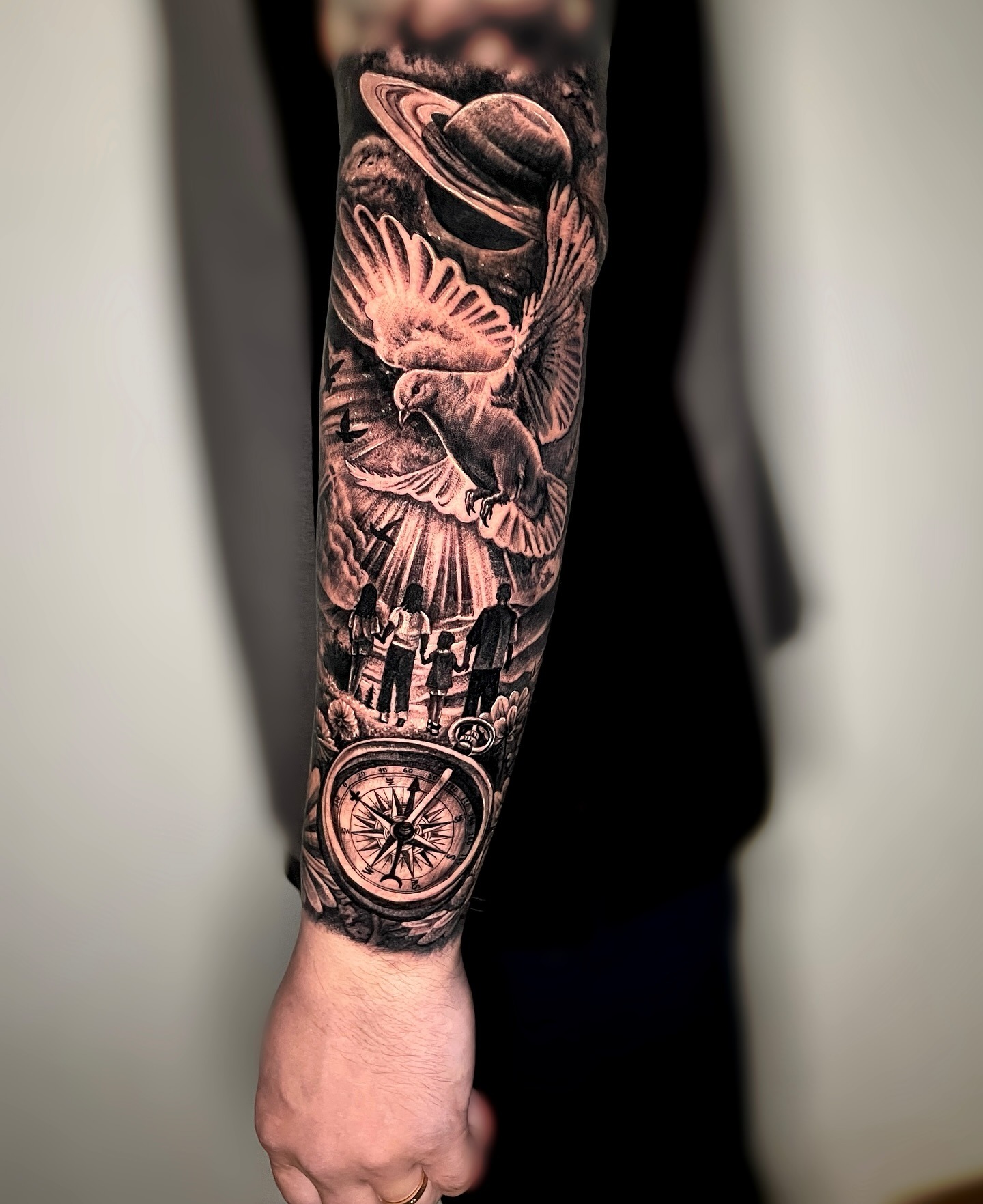 Family Journey and Guidance Tattoo Tattoo Design