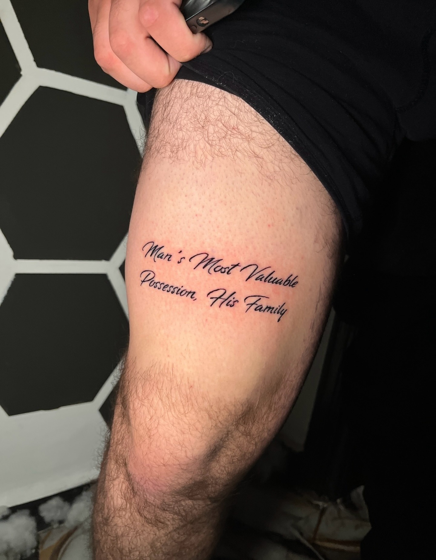 Family Quote Script Tattoo Tattoo Design