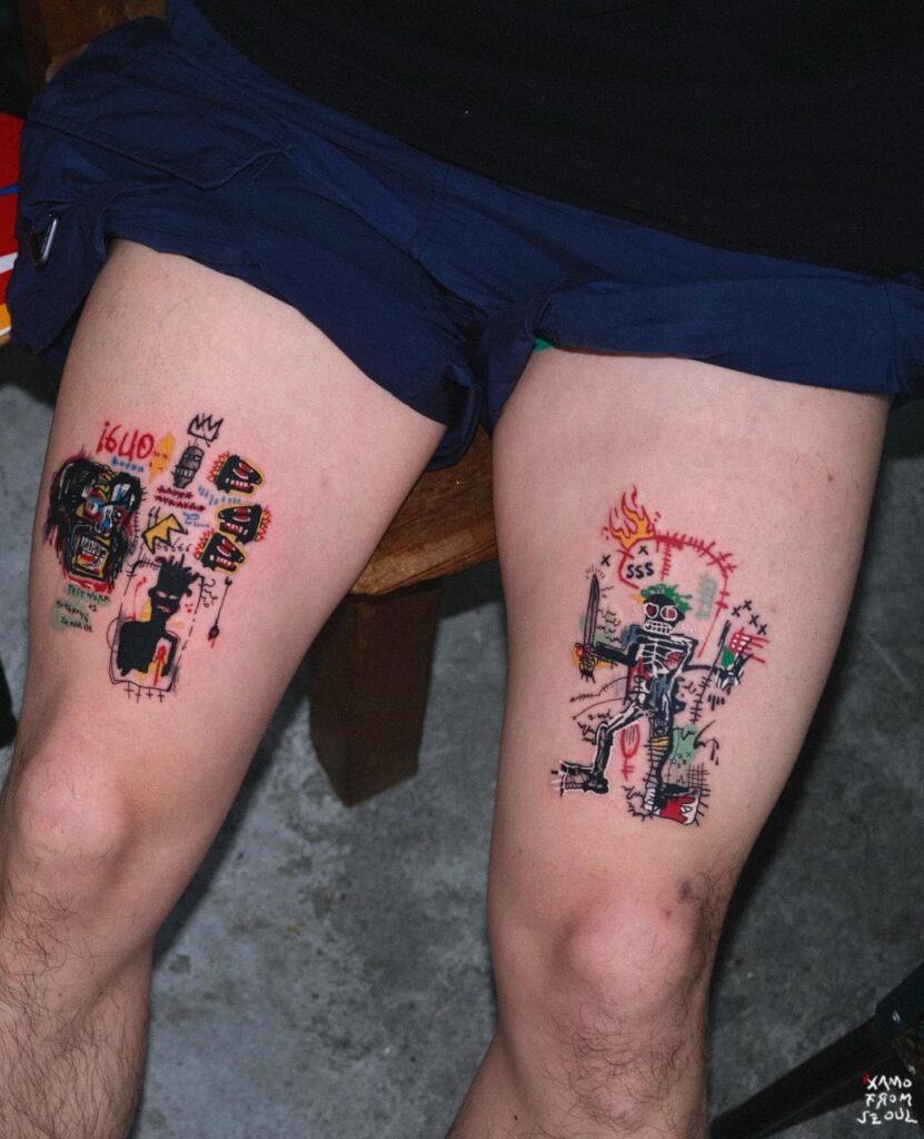 Abstract Graffiti Warrior Tattoos Tattoo Design