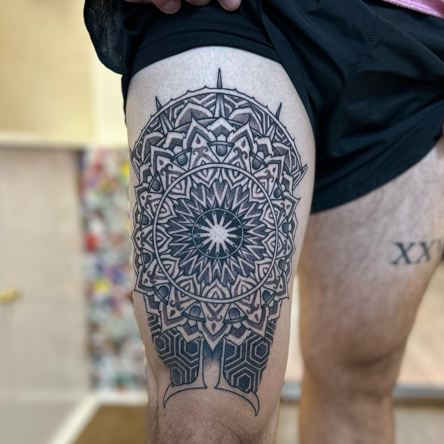Knights Templar Warrior Thigh Tattoo Tattoo Design
