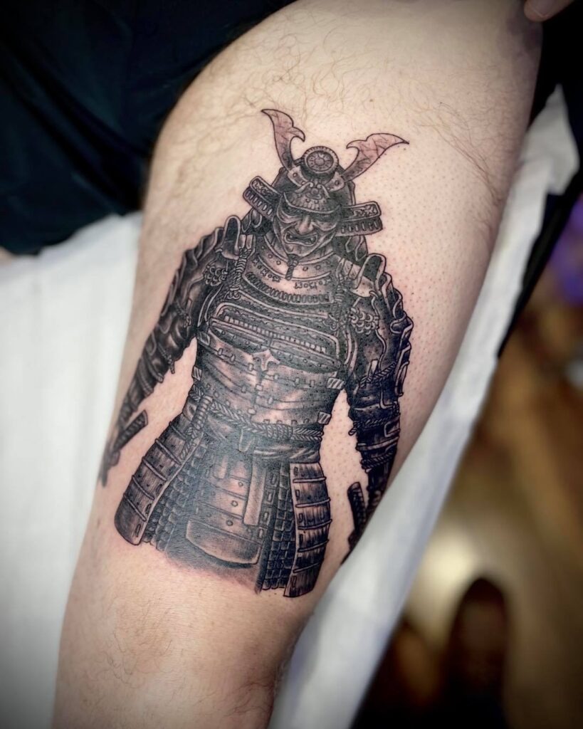 Roman Numeral Thigh Tattoo Tattoo Design