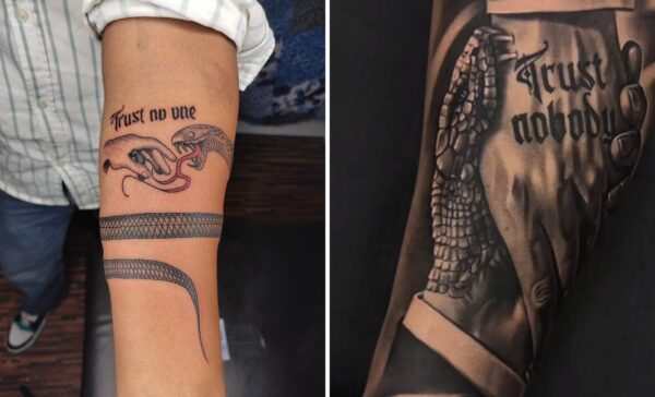 30+ Men Trust No One Tattoo Ideas & Inspiration