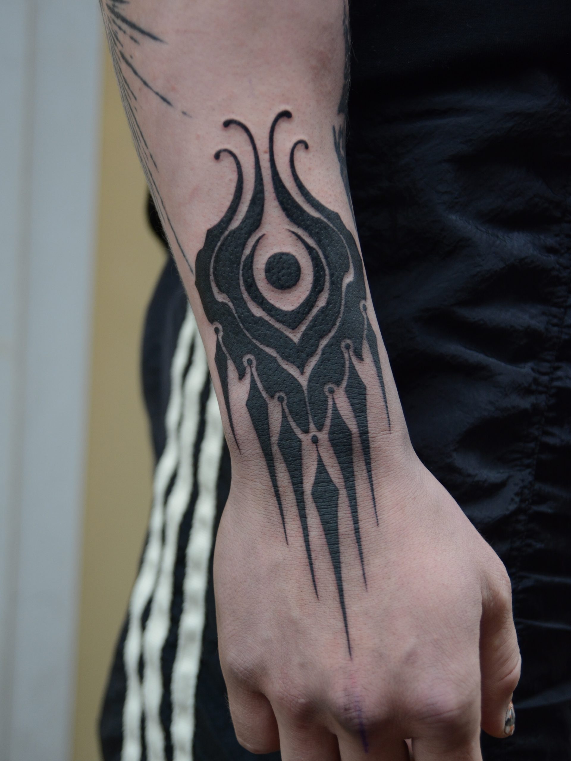Coffee and Wine Wrist Tattoo Tattoo Design