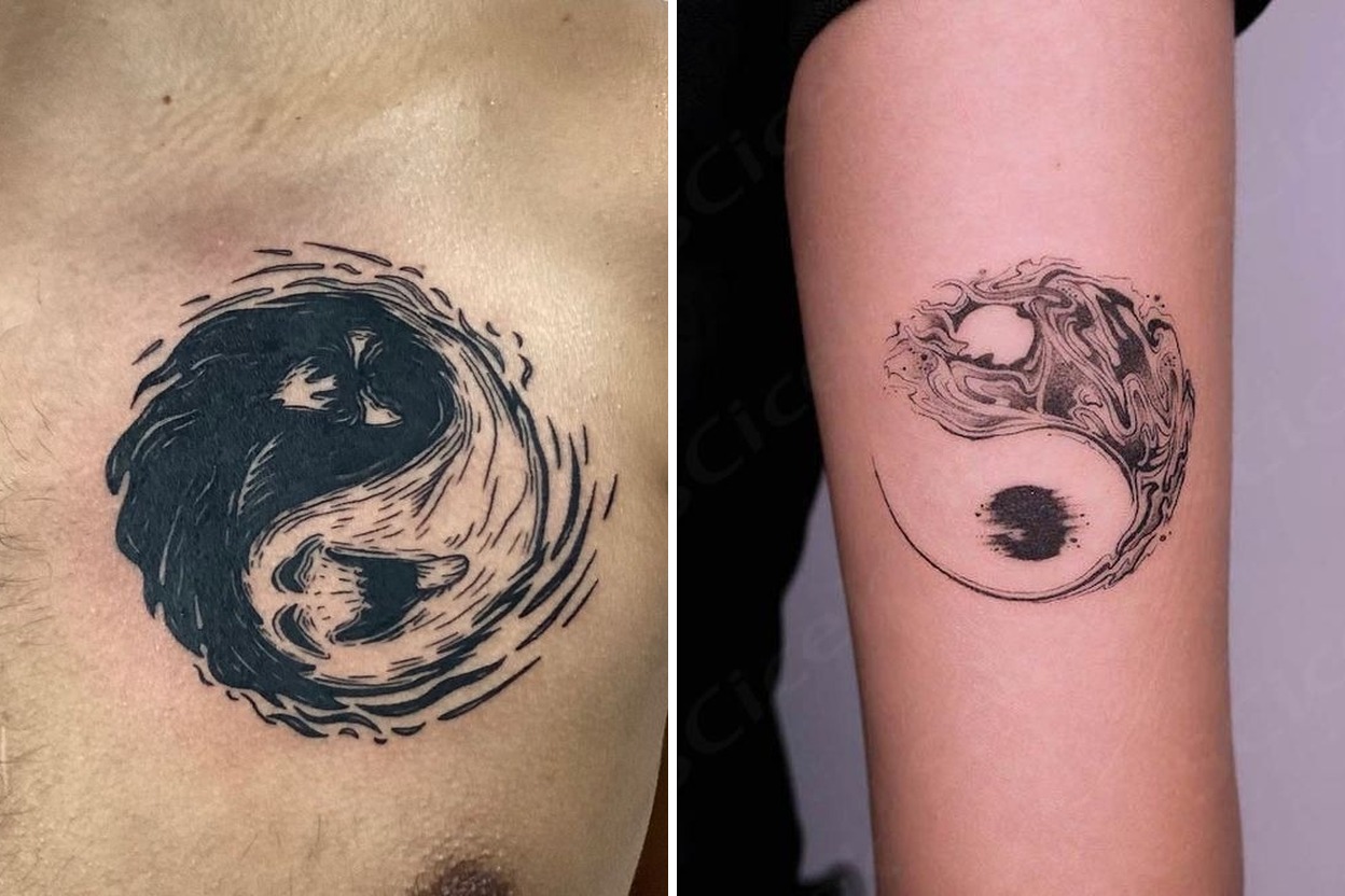 23+ Men Yin Yang Tattoo Ideas With Creative and Unique Styles for Couple and Best Friends