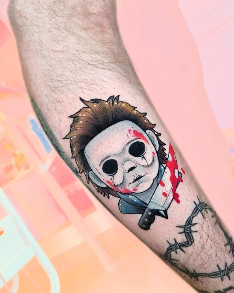 Michael Myers Knife Tattoo Tattoo Design