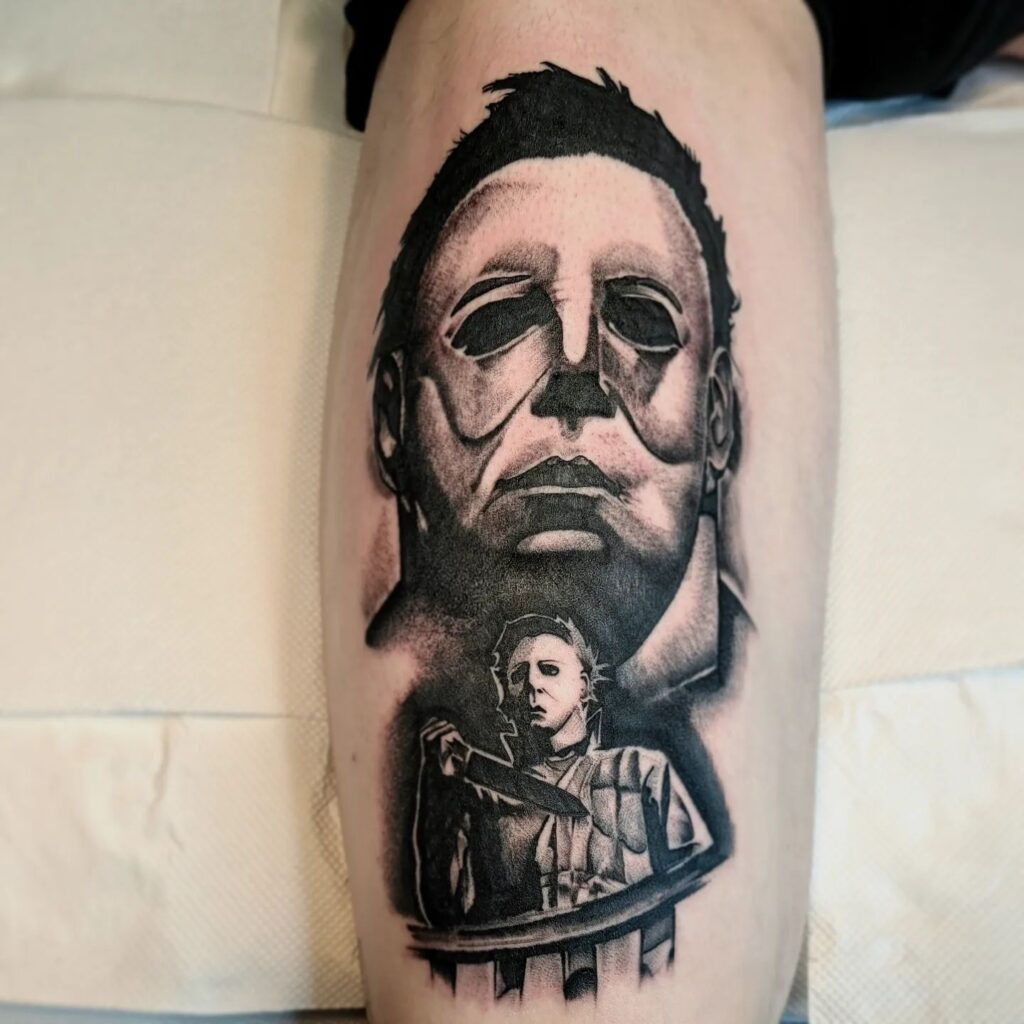 Realistic Michael Myers Tattoo Ideas Tattoo Design