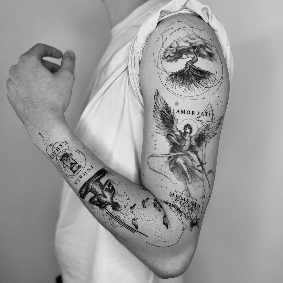 A collection of empowering mindfulness tattoos Tattoo Design