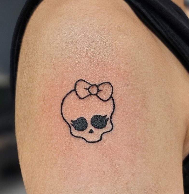 Bow Skull Tattoo Tattoo Design