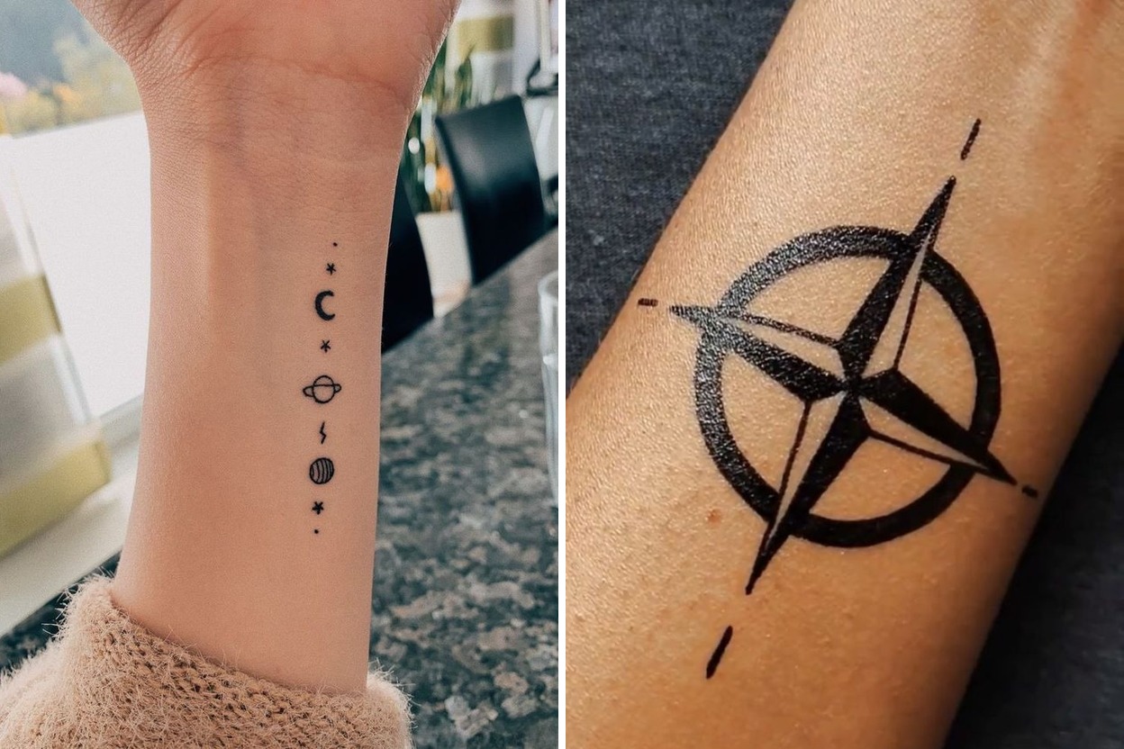 35+ Minimalist Easy Tattoo Ideas & Inspiration Featured Lookbook Collage