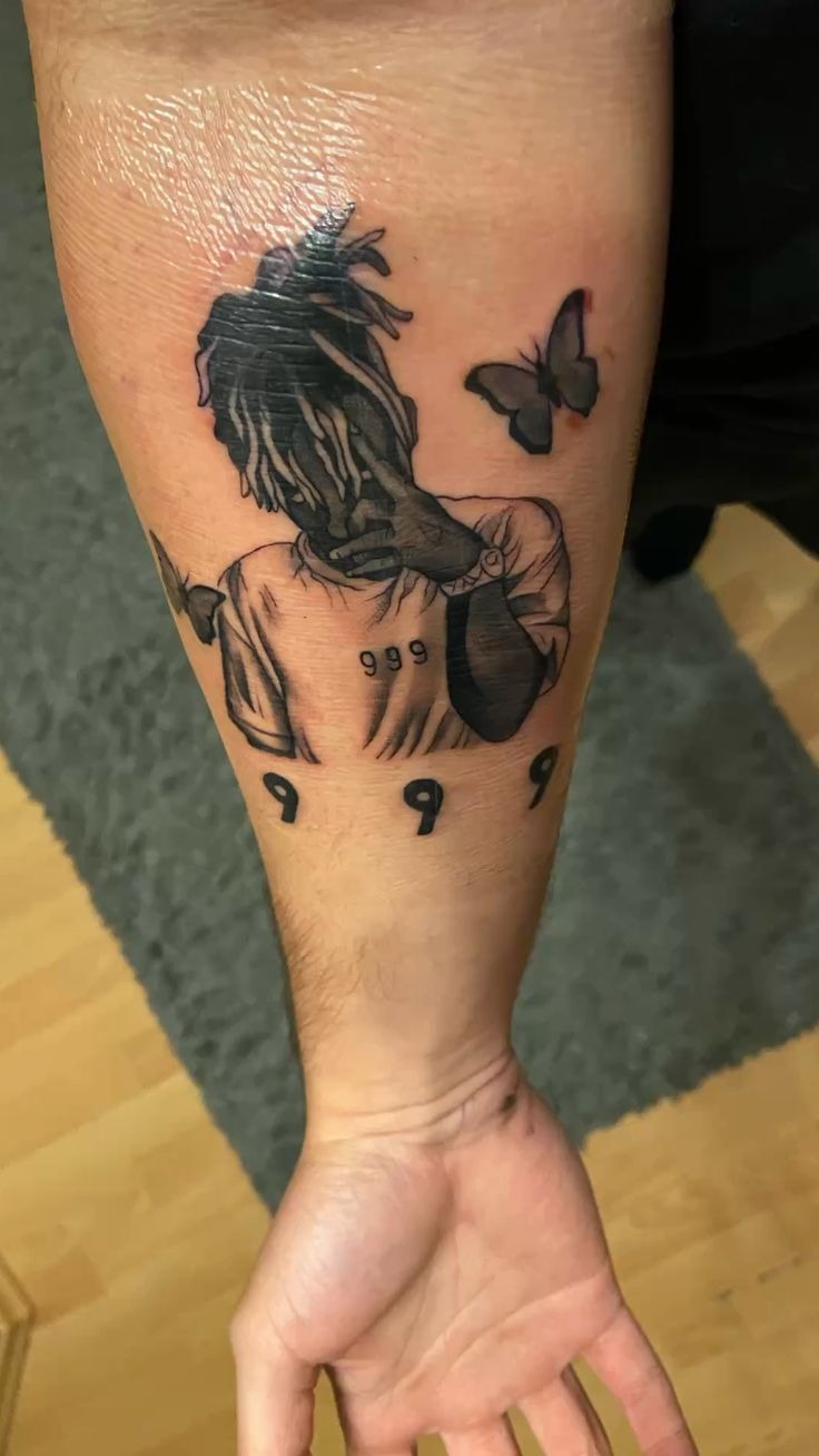 Micro-Realism Portrait Sleeve Panel Tattoo Design
