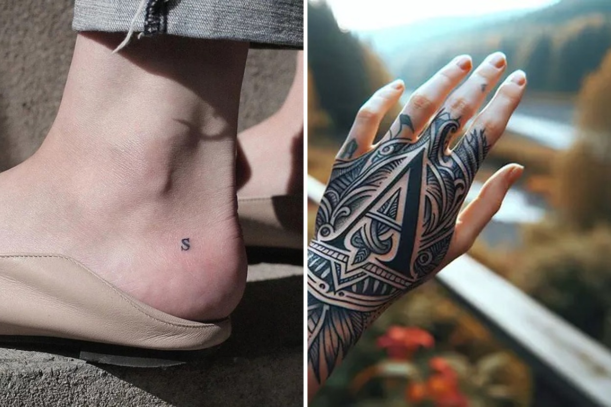 19+ Minimalist Letter a Tattoo Ideas To Regal Designs Featured Lookbook Collage