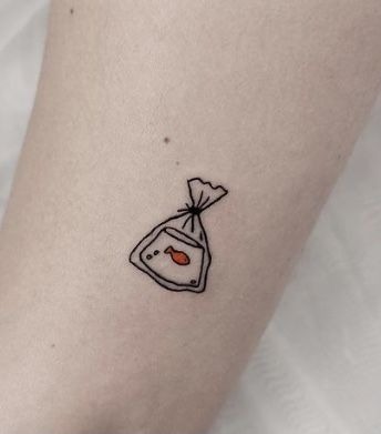 Tiny Lucky Charm Pouch Tattoo Tattoo Design