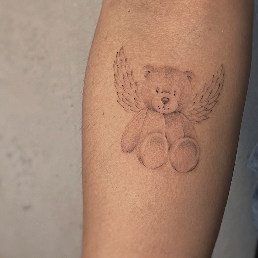 Angel Teddy Bear Miscarriage Tattoo Tattoo Design
